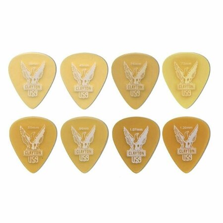 CLAYTON Ultem Tortoise Standard Guitar Picks- 1.20 mm, 12PK US120/12